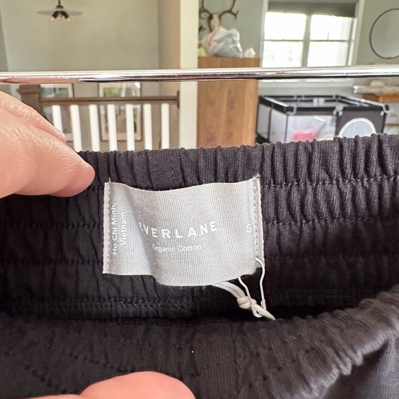 Everlane Black Pull On High Rise Cotton Shorts NWT Size Small - Picture 5 of 6